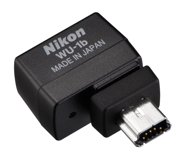 The Nikon Wireless WU-1B mobile adapter