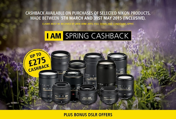 Nikon Spring Cashback Special Offer